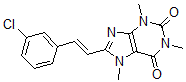 CAS#: 148589-13-3， 8-[2-(3-Chlorophenyl)Ethenyl]-1,3,7-Trimethylpurine-2,6-Dione