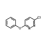 structure of CAS# 1490-44-4, 3-Chloro-6-Phenoxypyridazine;3-chloro-6-phenoxypyridazine;MFCD00270291;TL8007201