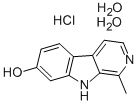 structure of CAS# 149022-16-2, Harmol Hydrochloride;Nsc640470;1-Methyl-Beta-Carbolin-7-Ol Hydrochloride Monohydrate;9H-Pyrido(3,4-B)Indol-7-Ol, 1-Methyl-, Hydrochloride