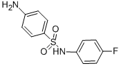 structure of CAS# 1494-85-5, 4-Amino-N-(4-Fluoro-Phenyl)-Benzenesulfonamide;St5260615;Zinc00182607;Aronis020893