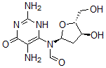 CAS#: 149438-16-4， N-(2,5-Diamino-6-Oxo-3H-Pyrimidin-4-Yl)-N-[(2S,4S,5R)-4-Hydroxy-5-(Hydroxymethyl)Oxolan-2-Yl]Formamide