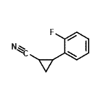 CAS#: 149438-27-7， 2-(2-Fluorophenyl)Cyclopropanecarbonitrile