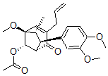 CAS#: 149438-61-9， [(1R,5S,6R,7R,8S)-6-(3,4-Dimethoxyphenyl)-1-Methoxy-7-Methyl-4-Oxo-3-Prop-2-Enyl-8-Bicyclo[3.2.1]Oct-2-Enyl] Acetate