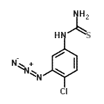 CAS#: 149526-84-1， N'-(3-Azido-4-Chlorophenyl)Carbamimidothioic Acid