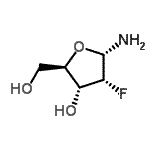 CAS#: 149624-21-5， 2-Deoxy-2-Fluoro-alpha-D-Ribofuranosylamine