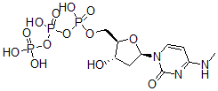 CAS#: 149674-24-8， [(2R,3S,5R)-3-Hydroxy-5-(4-Methylamino-2-Oxopyrimidin-1-Yl)Oxolan-2-Yl]Methyl (Hydroxy-Phosphonooxyphosphoryl) Hydrogen Phosphate