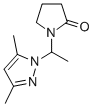 CAS 登录号：149775-60-0， 1-[1-(3,5-二甲基吡唑-1-基)乙基]吡咯烷-2-酮
