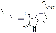 CAS#: 149916-74-5， 3-Hex-1-Ynyl-3-Hydroxy-5-Nitro-1H-Indol-2-One