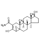 CAS#: 149950-19-6， 3,17-Dihydroxy-4,5-Epoxyandrost-2-Ene-2-Carboxamide