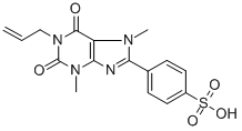 CAS#: 149981-25-9， 4-[2,3,6,7-Tetrahydro-3,7-Dimethyl-2,6-Dioxo-1-(2-Propen-1-Yl)-1H-Purin-8-Yl]-Benzenesulfonic Acid