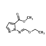 CAS#: 150017-65-5， Methyl 1-[(E)-(Ethoxymethylene)Amino]-1H-Pyrazole-5-Carboxylate