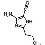 CAS#: 150438-06-5， 4-Amino-2-Propyl-1H-Imidazole-5-Carbonitrile