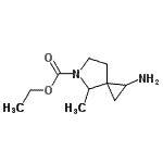 CAS#: 150543-77-4， Ethyl 1-Amino-4-Methyl-5-Azaspiro[2.4]Heptane-5-Carboxylate