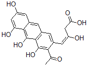 CAS#: 150547-38-9， (E)-4-(3-Acetyl-4,5,7,10-Tetrahydroxyanthracen-2-Yl)-3-Hydroxybut-3-Enoic Acid