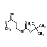 CAS#: 150671-57-1， Methyl 3-({[(2-methyl-2-propanyl)oxy]carbonyl}amino)propanimidothioate