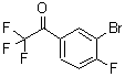 结构式 CAS# 150698-74-1, 1-(3-溴-4-氟苯基)-2,2,2-三氟乙酮