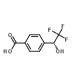 CAS#: 150821-42-4， 4-[(1R)-2,2,2-Trifluoro-1-Hydroxyethyl]Benzoic Acid