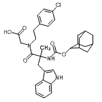 CAS#: 150871-05-9， N-[(Adamantan-2-Yloxy)Carbonyl]-alpha-Methyltryptophyl-N-[2-(4-Chlorophenyl)Ethyl]Glycine