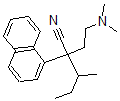 CAS#: 1509-15-5， alpha-[2-(Dimethylamino)Ethyl]-alpha-(1-Methylpropyl)-1-Naphthaleneacetonitrile