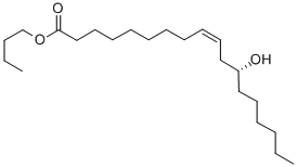 structure of CAS# 151-13-3, (9Z,12R)-12-Hydroxy-9-Octadecenoic Acid Butyl Ester;(Z)-12-Hydroxyoctadec-9-Enoic Acid Butyl Ester;9-Octadecenoic Acid, 12-Hydroxy-, Butyl Ester, (9Z,12R)-;9-Octadecenoic Acid, 12-Hydroxy-, Butyl Ester, (R-(Z))-