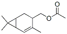 CAS#: 15103-33-0， 4,7,7-Trimethylbicyclo[4.1.0]Hept-4-En-3-Ylmethyl Acetate