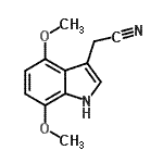 CAS#: 15109-37-2， (4,7-Dimethoxy-1H-Indol-3-Yl)Acetonitrile