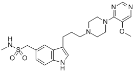 CAS#: 151140-96-4， 1-[3-[3-[4-(5-Methoxypyrimidin-4-Yl)Piperazin-1-Yl]Propyl]-1H-Indol-5-Yl]-N-Methylmethanesulfonamide