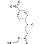 structure of CAS# 15118-70-4, Ethyl 4-(4-Nitrophenyl)-4-Oxobutanoate;Ethyl 4-(4-nitrophenyl)-4-oxobutyrate;MFCD02261334