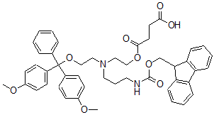 CAS#: 151265-16-6， 4-[2-[2-[Bis(4-Methoxyphenyl)-Phenylmethoxy]Ethyl-[3-(9H-Fluoren-9-Ylmethoxycarbonylamino)Propyl]Amino]Ethoxy]-4-Oxobutanoic Acid