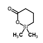 CAS#: 15129-96-1， 2,2-Dimethyl-1,2-oxasilinan-6-one