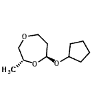 CAS#: 151294-10-9， (2R,7S)-7-(Cyclopentyloxy)-2-Methyl-1,4-Dioxepane