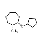 CAS#: 151294-13-2， (5R,6R)-5-(Cyclopentyloxy)-6-Methyl-1,4-Dioxepane