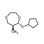 CAS#: 151294-14-3， (5R,6S)-5-(Cyclopentyloxy)-6-Methyl-1,4-Dioxepane