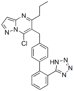 CAS#: 151327-07-0， 7-Chloro-5-Propyl-6-[[4-[2-(2H-Tetrazol-5-Yl)Phenyl]Phenyl]Methyl]Pyrazolo[1,5-a]Pyrimidine
