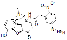 CAS#: 151334-31-5， 6-(5-Azido-2-nitrophenacetamido)-14-hydroxy-7,8-dihydromorphinone