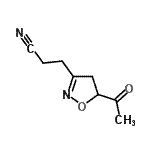 CAS#: 151373-32-9， 3-(5-Acetyl-4,5-Dihydro-1,2-Oxazol-3-Yl)Propanenitrile