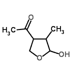 CAS#: 151378-29-9， 1-(5-Hydroxy-4-Methyltetrahydro-3-Furanyl)Ethanone