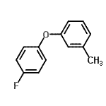 结构式 CAS# 1514-26-7, 1-(4-氟苯氧基)-3-甲基-苯