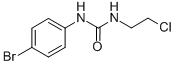 structure of CAS# 15145-38-7, 3-(4-Bromophenyl)-1-(2-Chloroethyl)Urea;Nsc107548;Da-0802