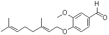 CAS#: 151455-08-2， 4-[[(2E)-3,7-Dimethyl-2,6-Octadien-1-Yl]Oxy]-3-Methoxy-Benzaldehyde