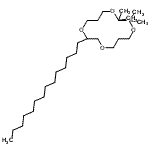 CAS#: 151460-00-3， 2,2,3,3-Tetramethyl-9-Tetradecyl-1,4,8,11-Tetraoxacyclotetradecane