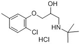 CAS 登录号：15148-80-8， 3-(叔-丁基氨基)-1-[(6-氯间甲苯基)氧基]丙-2-醇盐酸盐