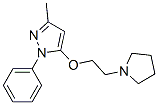 CAS#: 15150-36-4， 3-Methyl-1-Phenyl-5-[2-(1-Pyrrolidinyl)Ethoxy]-1H-Pyrazole