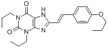 CAS#: 151539-43-4， 8-[(E)-2-(4-Propoxyphenyl)Ethenyl]-1,3-Dipropyl-7H-Purine-2,6-Dione