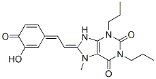 CAS#: 151539-46-7， (8E)-8-[(2Z)-2-(3-Hydroxy-4-Oxo-1-Cyclohexa-2,5-Dienylidene)Ethylidene]-7-Methyl-1,3-Dipropyl-9H-Purine-2,6-Dione