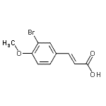 CAS#: 151539-49-0， (2E)-3-(3-Bromo-4-Methoxyphenyl)Acrylic Acid