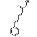 structure of CAS# 1516-24-1, Methyl (2E,4E)-5-Phenyl-2,4-Pentadienoate;(2E,4E)-5-Phenyl-penta-2,4-dienoic;(2E,4E)-5-Phenyl-penta-2,4-dienoic; acid methyl ester;(2E,4E)-5-PHENYL-PENTA-2,4-DIENOICACIDMETHYLESTER