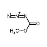 CAS#: 1516-56-9， Azidoformic acid methyl ester