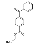 结构式 CAS# 15165-27-2, 乙基4-苯甲酰基苯甲酸酯