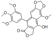 CAS#: 151703-06-9， 9-Hydroxy-10-Methoxy-5-(3,4,5-Trimethoxyphenyl)-8H-[2]Benzoxolo[6,5-f][1,3]Benzodioxol-6-One